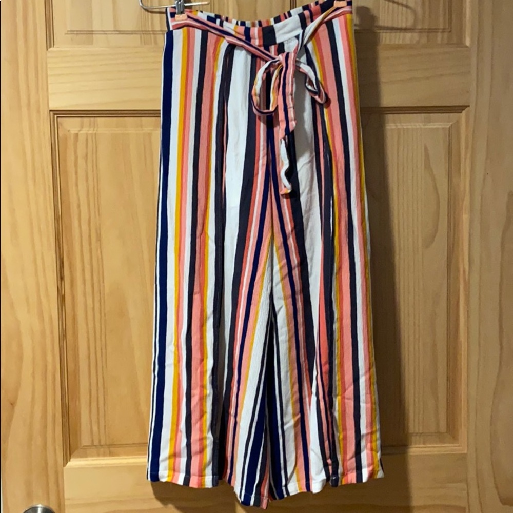 Linen palazzo pant